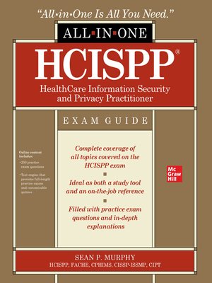 cover image of HCISPP HealthCare Information Security and Privacy Practitioner All-in-One Exam Guide